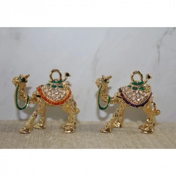 Swarovski Taşlı Minik Figür - Deve