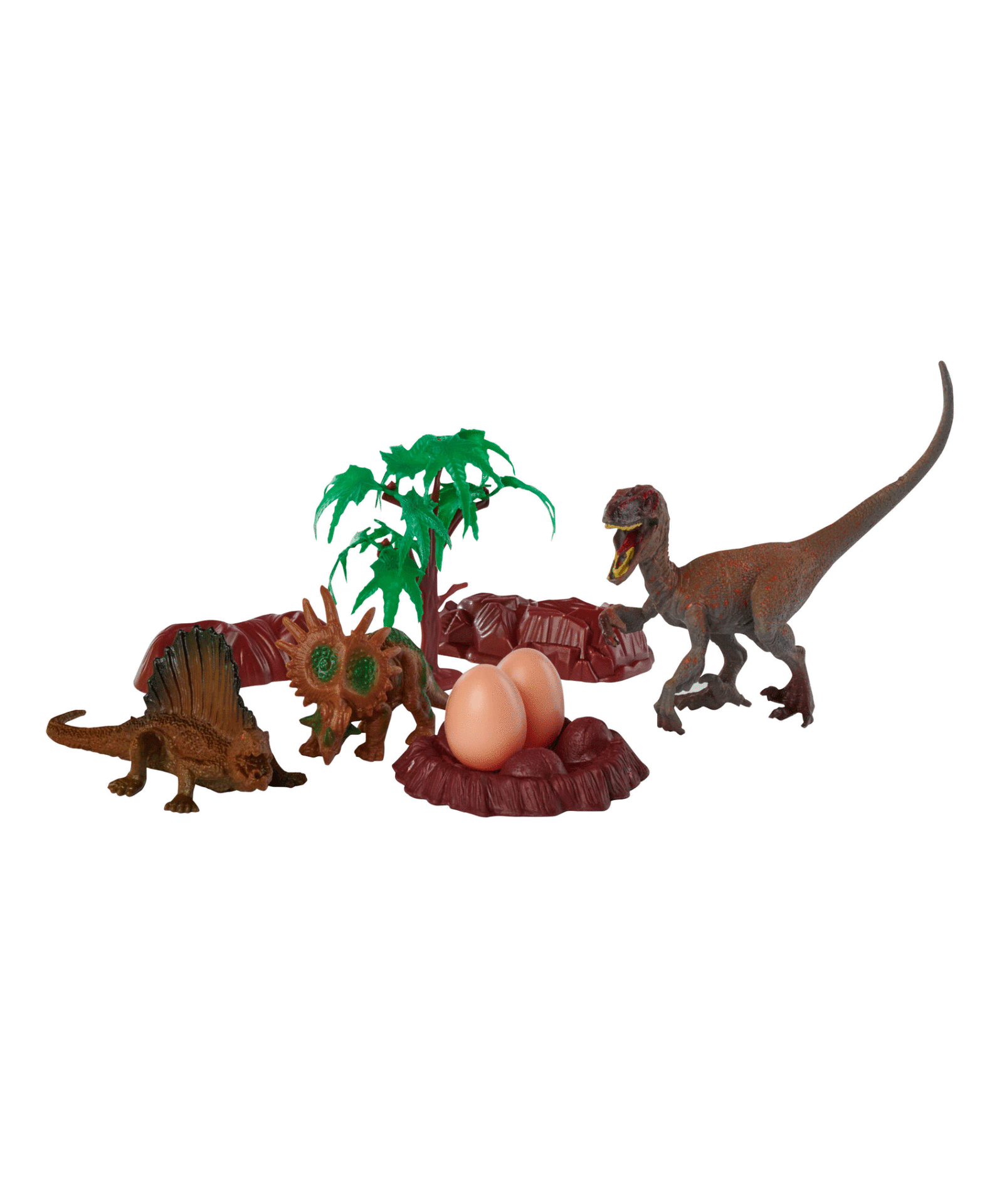ÇOK SATAN 10434255 3Dinozorlar ve Aksesuarlarla Dino Yumurtası, 3lü