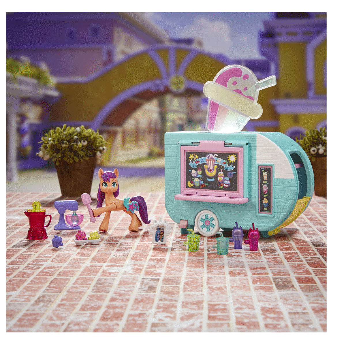 ÇOK SATAN F6339 My Little Pony - Sunny Starscout Smoothie Arabası +3 yaş