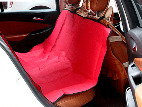 Evcil Hayvan Araç Arka Koltuk Kılıfı - Kırmızı