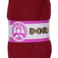 1 Adet Dora El Örgü İpi Yünü 100 gr 034 Koyu Kırmızı