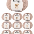 10 Adet Amigurumi El Örgü İpi 50gr 850