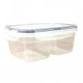 2 Bölmeli 0,45+0,45 Litre Kilitli Kapaklı Erzak Saklama Kabı LC-524