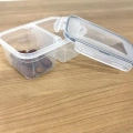 2 Bölmeli 0,45+0,45 Litre Kilitli Kapaklı Erzak Saklama Kabı LC-524