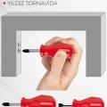 2li Avuç Içi Tornavida Seti Düz Yıldız