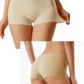 3 Adet Kadın Dikişsiz Görünmez İz Yapmaz Mini Şort Boxer Ten
