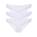 3 adet Süper Eko Set Likralı Kadın Slip Külot Beyaz