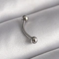 316L Çelik Gümüş Renk Topçuk Model Piercing