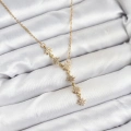 316L Çelik Zincir Gold Renk Kutup Yıldızı Model Kadın Kolye