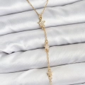 316L Çelik Zincir Gold Renkli Yıldız Model Kadın Y Kolye