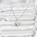 316L Çelik Zincir Gümüş Renk Kutup Yıldızı Model 60 cm Zincir Kadın Kolye