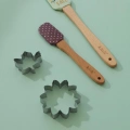 4’lü Silikon Kurabiye Kalıplı Spatula Seti