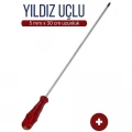 5 mm Uç 30 Cm Uzunluk Yıldız Uç Tornavida