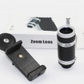 8x18 Zoom Teleskop Telefon Kamera Lensi Mini El Dürbünü