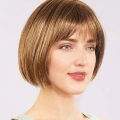 Açık Kahverengi Küt Parti Peruk Küt Saç