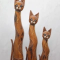 Ahşap 3lü Kedi Seti 1 Metre. Trendy:2