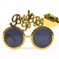 Altın Renk Bride To Be Yazılı Gelin Gözlüğü