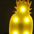 Ananas Şeklinde Ledli Dekoratif Eğlenceli Çocuk Gece Lambası