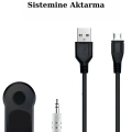 Araç İçi Kablosuz Müzik Aktarma ve Telefon Görüşme Aparatı AUX Mini Wireless