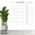 Aylık Planlayıcı Manyetik Duvar Stickerı Takvim Plan Çizelgesi