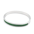 Baget Taşlı Bilezik - Yeşil