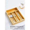Bambu Çekmece İçi Kaşıklık Organizer