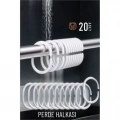 Banyo Perde Halkası 20li Set – Dayanıklı, Kolay Takılan, Şık Tasarım
