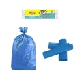 Battal Boy Çöp Torbası 75 x 90 cm 10 Lu Rulo x 1 Paket = 10 Adet (Mavi)