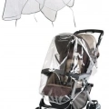 Bebek Arabası Puset Şeffaf Yağmurluk Rüzgar Engelleyici Muşamba