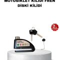 BFS 110 dB Alarmlı Disk Fren Kilidi Su Geçirmez Çelik Gövde Motosiklet Güvenlik