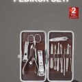 BFS 12 Parça Paslanmaz Çelik Kompakt ve Taşınabilir Manikür Makası Tırnak Makası