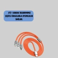 BFS 120W Şarj Destekli 3’ü 1 Arada Çoklu Şarj Kablosu – 1.2 Metre