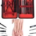 BFS 17 Parça Manikür Pedikür Seti El Ayak Bakım Seti Tırnak Makası Törpü