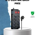 BFS 2 Metre Güçlü Çoklu Priz 8 Soket