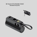 BFS 2000mAh Mini Powerbank Dahili Konektörlü PD 20W