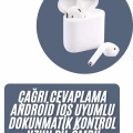 BFS 2025 Model Çağrı Cevaplayabilen Bluetooth Kulaklık Beyaz Dokunmatik Kontrol