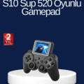 BFS 2025 S10 Gamepad 520 Klasik Retro Oyunlu TV Bağlantılı A Kalite Orijinal