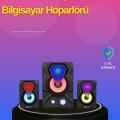 BFS 2.1 Kanal RGB LED Oyun Hoparlörü Subwoofer Destekli