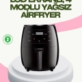 BFS 2400W Güçlü Airfryer 6L Yapışmaz Hazne Bulaşık Makinesi Uyumlu