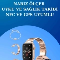 BFS 3 Kordonlu Dokunmatik Ekran Akıllı Saat ve 2.Nesil Kablosuz Bluetooth Kulaklık ANC/ENC