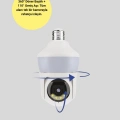BFS 360° Full HD Wi-Fi Akıllı Ampül Kamera Gece Görüşlü