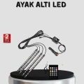 BFS 48 LED Araç İçi RGB Şerit Aydınlatma Müzik Senkron USB Kumandalı Set