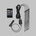 BFS 48 LED Araç İçi RGB Şerit Aydınlatma Müzik Senkron USB Kumandalı Set