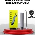 BFS 4K HDMI Çıkışlı, Gigabit Ethernetli USB‑C Çoklu Port Hub