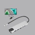 BFS 4K HDMI Çıkışlı, Gigabit Ethernetli USB‑C Çoklu Port Hub