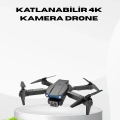 BFS 4K Katlanabilir Drone Uzaktan Kontrollü Wi-Fi Görüntü Aktarımlı