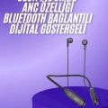 BFS 60 Saat Kablolu Boyun Askılı Dijital Göstergeli Bluetooth Kulaklığı