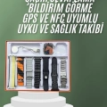 BFS 7 Kordonlu Akıllı Saat Plastik Kordon Hasır Kordon Çelik Kordon