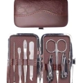 BFS 7 Parça Paslanmaz Çelik Manikür ve Pedikür Seti Çantalı Profesyonel