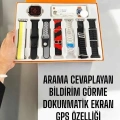 BFS Akıllı Saat 7 Farklı Kordonlu Arama Cevaplayan Bildirim GPS Özelliği